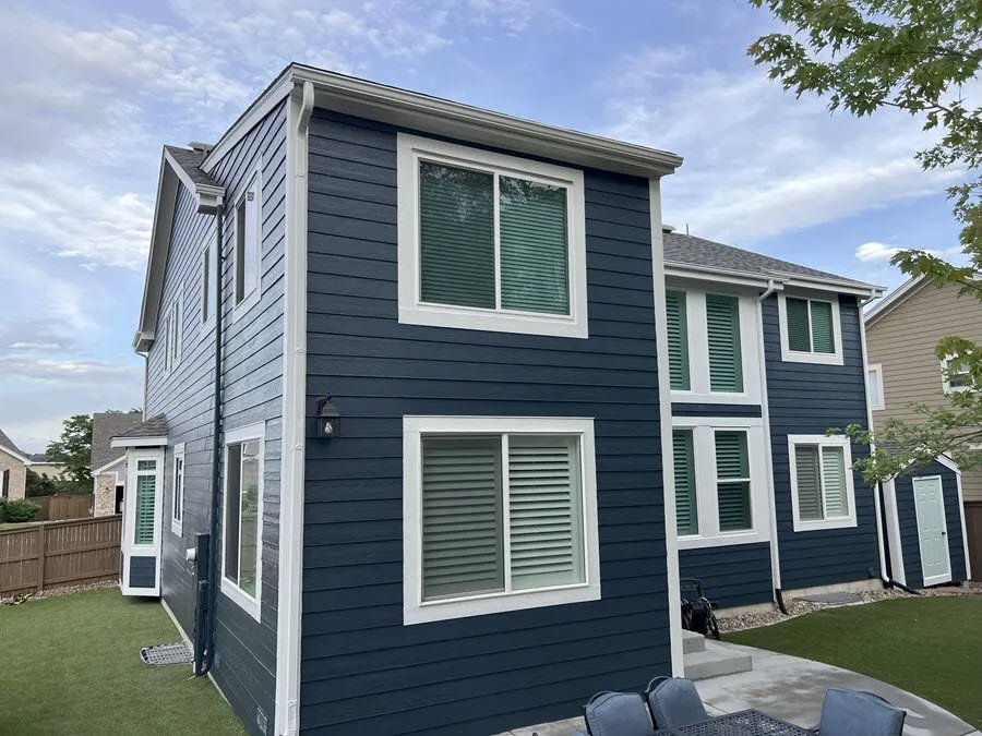 Blue-Exterior-Paint-Davidson-NC-White-Trim-Color-World-Painting