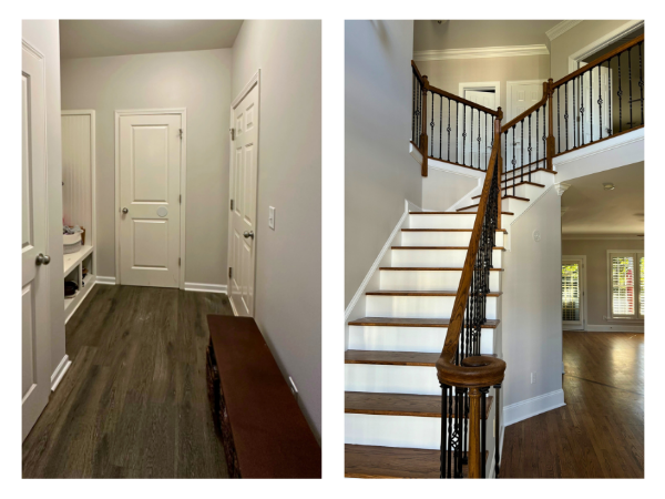 Hallway and Staircase Room Painting - Davidson NC - Color World Painting Charlotte